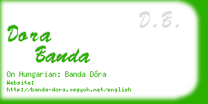 dora banda business card