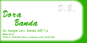 dora banda business card